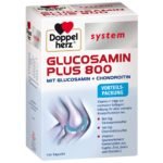 Capsules with Vitamin C, zinc, copper, selenium, glucosamine sulfate and chondroitin sulfate.