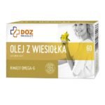 DOZ PRODUCT Evening primrose oil - dietary supplement containing cold pressed evening primrose oil (Oenothera L.), which is the source of Essential Fatty Acids (EFAs). The product is intended for children over 3 years of age and adults.