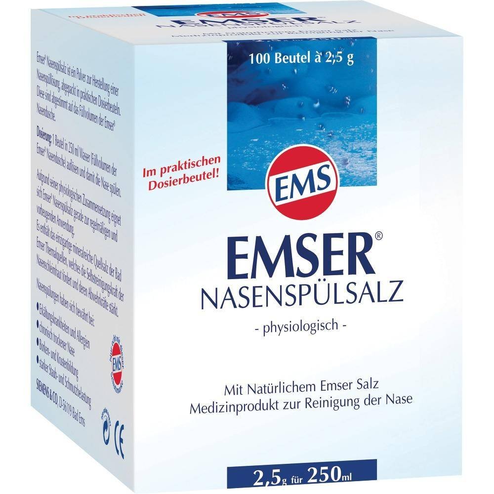 Для регулярной очистки носа. emser nasal rinsing salt 100. 