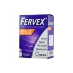 Fervex Raspberry 8 Sachets is indicated for the treatment of colds, rhinitis, doxycycline and colds (runny nose, light and watery eyes, sneezing, headache and / or fever). Risk of drowsiness.