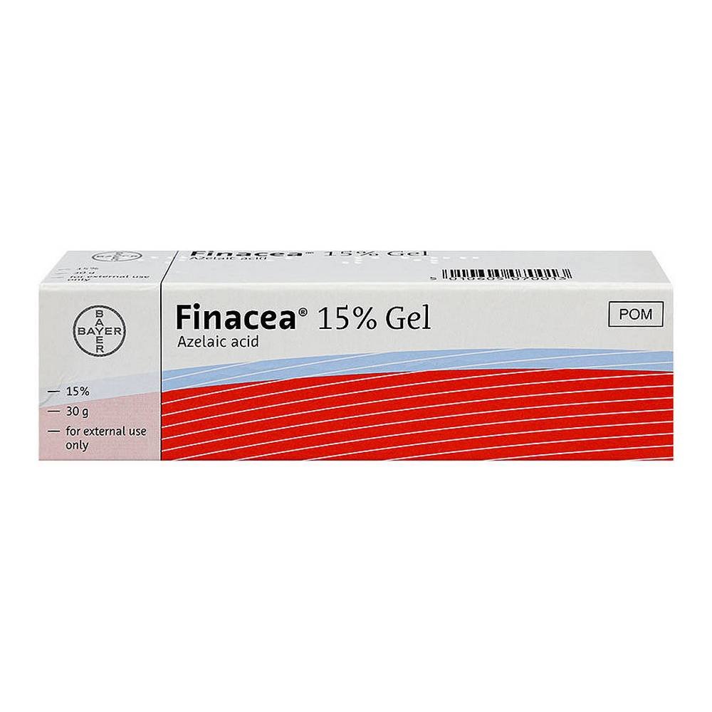 finacea gel 30 g 15 For the relief of mild to moderate pustular pustular acne, at face level. • For the local treatment of pustular rosacea.