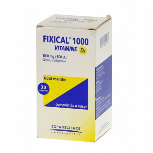 in combination with treatments for osteoporosis when the intake of calcium and vitamin D is insufficient.