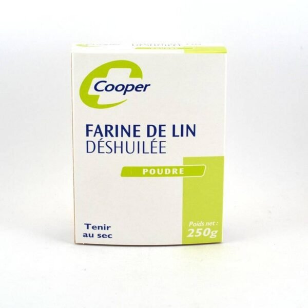 Flaxseed Flour Cooper 250 G is used to prepare poultices of emollients, or analgesics.