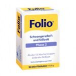The Folio 2 film-coated tablets from Steripharm Pharmazeutische Produkte GmbH & Co. KG are food supplements that have been specially developed for expectant and nursing mothers.