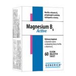 Dietary supplement containing a highly absorbable form of magnesium and vitamin B6. Magnesium is found in this preparation in an organic, highly absorbable form with high bioavailability.