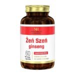 Ginseng ginseng - a dietary supplement containing ginseng root extract. Product intended for adults. Ginseng root extract supports the immune system and supports mental abilities such as memory or resistance to stress. Do not exceed the recommended daily dose