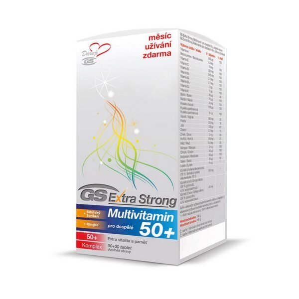 Dietary supplement with a complex and balanced composition of vitamins, minerals and other active substances specially adapted for people over the age of fifty.