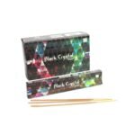 Indian incense stick Shrinivas Satya Black Crystal (black crystal) is a premium flagship in a hologram package with a pleasant herbal aroma, it is suitable for inducing a pleasant moment to rest, relax after a hard day, relax the mind, promote meditation and drive away unpleasant feelings.