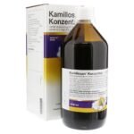 Chamomile is the most famous natural remedy. The Kamillosan concentrate contains the concentrated active ingredient of the Manzana chamomile flowers. The active ingredient unfolds its healing strength as an additive when gargling, inhaling, rinsing the mouth, as a moist compress and as partial baths and hip baths or as a diluted solution for ingestion.