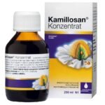 Chamomile is the most famous natural remedy. The Kamillosan concentrate contains the concentrated active ingredient of the Manzana chamomile flowers. The active ingredient unfolds its healing strength as an additive when gargling, inhaling, rinsing the mouth, as a moist compress and as partial baths and hip baths or as a diluted solution for ingestion.