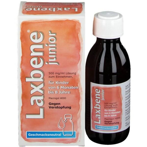 For the symptomatic treatment of constipation in children between 6 months and 8 years.