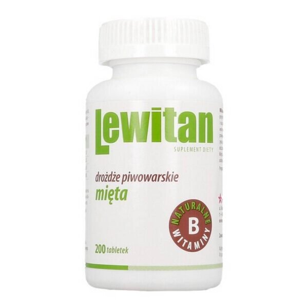 Levitan Mint - пищевая добавка, содержащая пивные дрожжи и измельченные листья мяты перечной