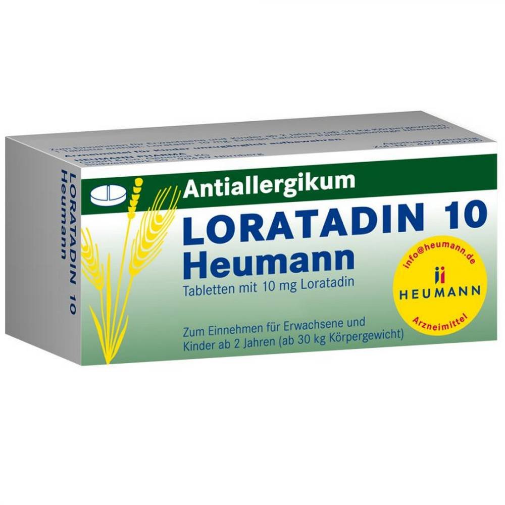 loratadin 10 heumann tablets 100 Подходит для снятия аллергических заболеваний, таких как Б. сенная лихорадка, аллергический ринит, хроническая крапивница и нейродермит