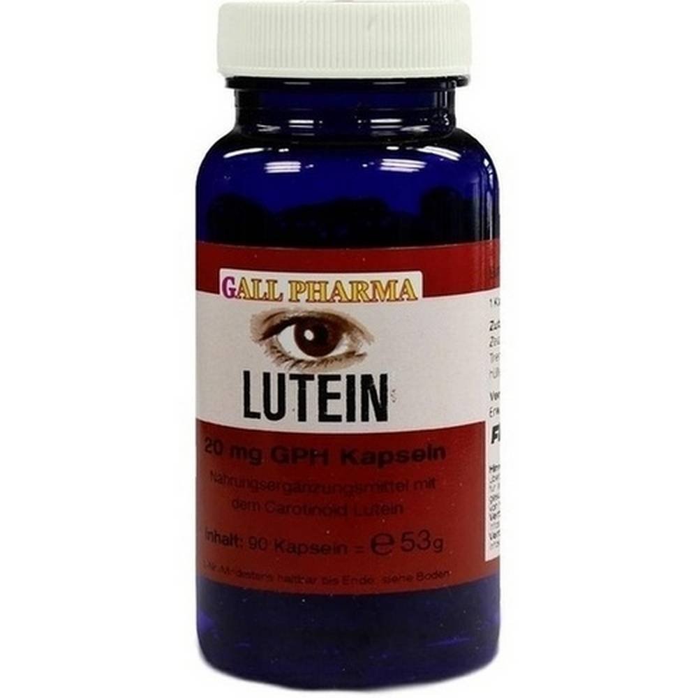 lutein 20 mg capsules 90 Adults: take 1 capsule once a day with liquid