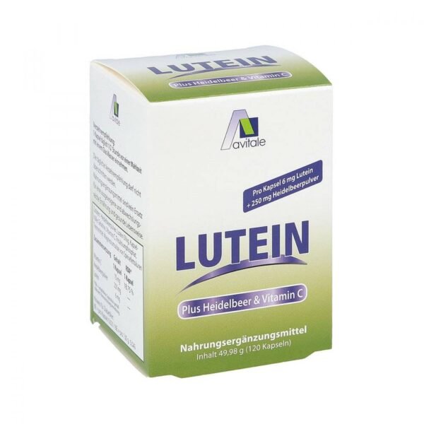 Food supplement with lutein and blueberry