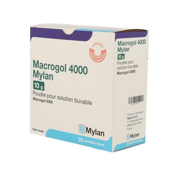 Macrogol MYLAN 10g is a laxative drug, that is, the ability to accelerate intestinal transit, used in cases of constipation (difficulty in defecation).