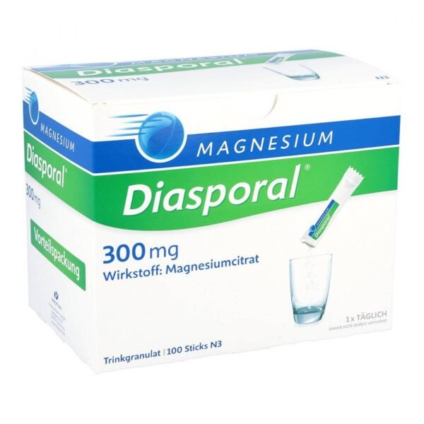 Drinking granules with 300 mg magnesium per stick