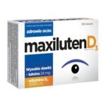 Maxiluten D3 - a dietary supplement containing a high dose of lutein, zeaxanthin as well as vitamins and minerals. The product is intended for adults.