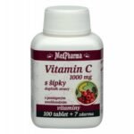 Vitamin C contributes to the normal function of the immune system, to the reduction of fatigue and exhaustion, and to the normal production of collagen. Vitamin C also helps protect cells from oxidative stress and increases iron absorption.