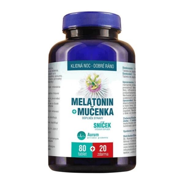 Passionflower helps to relax the body and improves sleep, helps to fall asleep. Melatonin improves sleep during fatigue and jet lag. The drug is intended for people over 18 years of age.