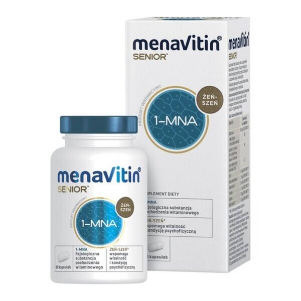 MenaVitin Senior - a dietary supplement containing ingredients supporting good psychophysical condition.