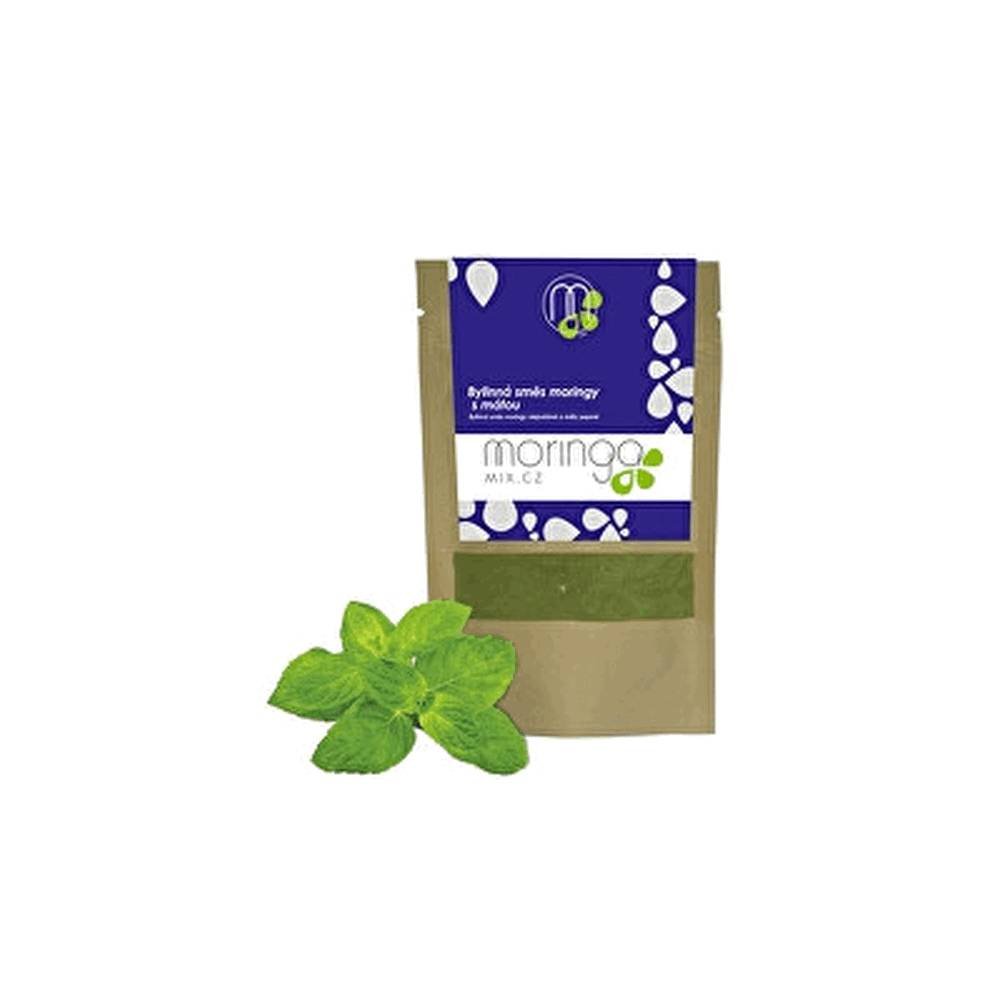 moringa with mint tea 30g Магазин AWA, Моринга с мятой - чай 30 г, личная коллекция Брно и Прага.