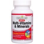 Multivitamins and minerals Complete from the British company Natures Aid. They contain a balanced amount of vitamins, minerals and active substances in a daily dose of 1 tablet.