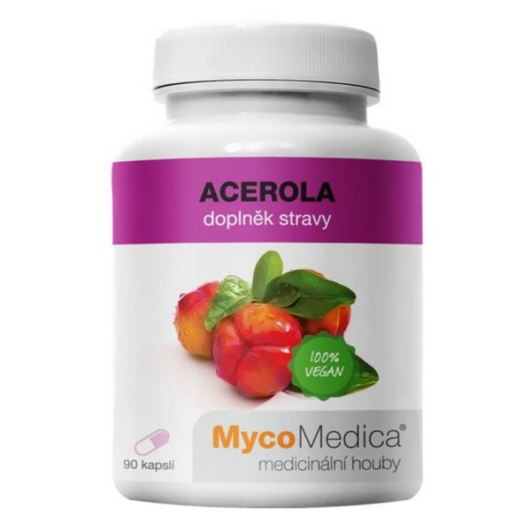 Acerola is a natural source of vitamin C, which improves the absorption of the active substances of vital fungi by the human body.