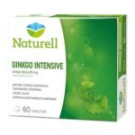 Naturell Gingko Intensive - a dietary supplement containing the standardized extract of Ginkgo biloba leaves. Product intended for adults.
