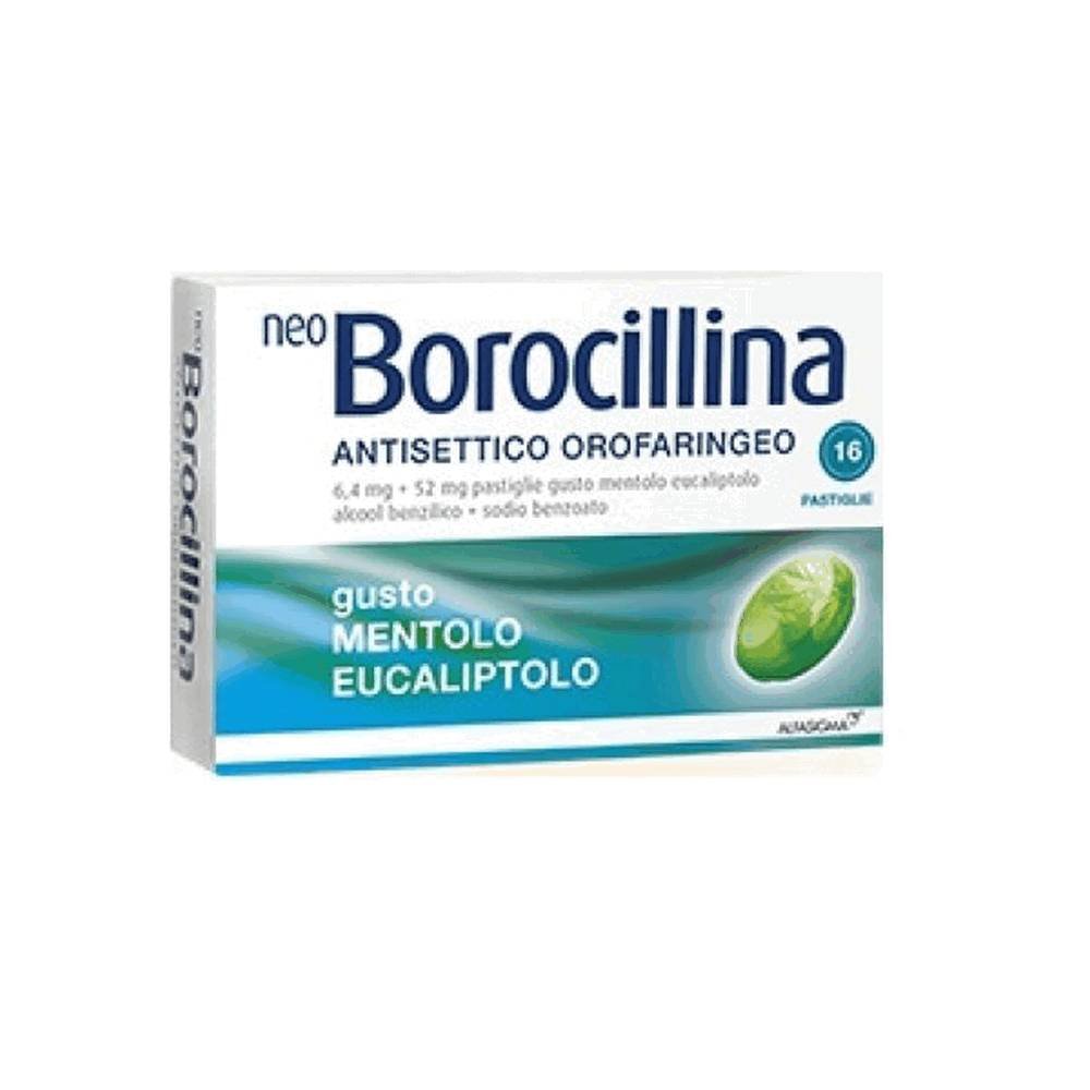 neoborocillin oropharyngeal antiseptic 16 tablets menthol eucalyptol From the first symptoms of a sore throat to long-term relief