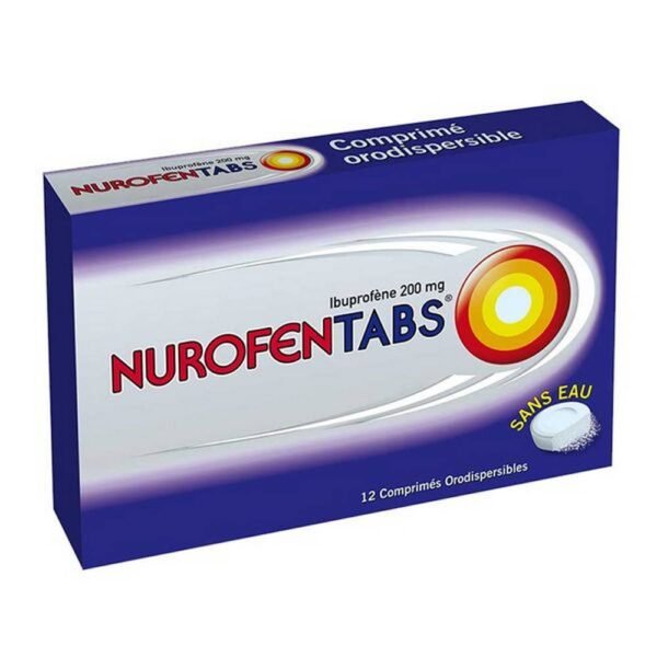 NurofenTabs ibuprofen is indicated in the treatment of symptomatic short duration of fever and / or pain such as headaches, toothaches, or painful periods.