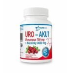 URO - AKUT contains 750 mg of D - Mannose and 144 mg of 25% cranberry extract in one tablet, which corresponds to 8600 mg of fresh cranberry fruits.