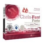 Olimp Chela-Ferr Forte - a dietary supplement containing hypoallergenic iron and vitamins. A product intended for adults with an increased demand for iron. Olimp Chela-Ferr Forte contains iron in the form of a hypoallergenic amino acid chelate with good tolerability and assimilation.