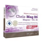 Chela-Mag B6  - a dietary supplement containing magnesium in the form of amino acid chelate and potassium in the form of potassium citrate. Magnesium supports the proper functioning of the muscles, supports the proper functioning of the nervous system, supports the maintenance of healthy bones and teeth.