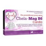 Chela-Mag B6 Cardio - a dietary supplement containing highly absorbable magnesium chelate, hawthorn and vitamins B1, B6, B9 and B12. The preparation is intended for adults.