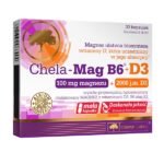 Chela-Mag B6 + D3 - a dietary supplement containing highly absorbable magnesium in the form of Albion amino acid chelate, vitamin D3 and vitamins B6 and K2.