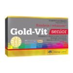Gold-Vit senior - a dietary supplement containing vitamins, chelated minerals, ginseng extract, plant sterols and lutein. The preparation is intended for middle-aged and older adults. Vitamin D and calcium help maintain the proper condition of bones and teeth.