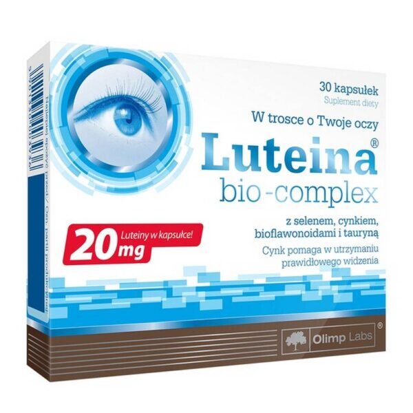 Lutein Bio-Complex - a dietary supplement containing lutein, taurine, citrus bioflavonoids and vitamin C. The preparation is intended for adults. Vitamin C supports the production of collagen.
