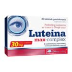 Lutein Max-Complex - a dietary supplement containing lutein, zeaxanthin and bilberry fruit extract. Preparation for adults. Bilberry fruit extract supports eyesight.