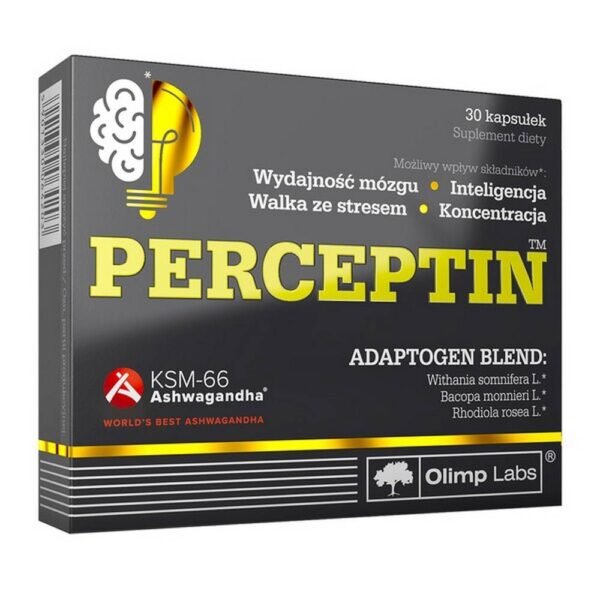 PERCEPTIN - a dietary supplement containing extracts of ashwagandha root, small-leaved bacopa and Rhodiola rosea. The preparation is intended for adults. Do not use if you are allergic to any of the ingredients of the dietary supplement.