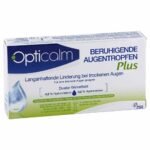 against dry, reddened and irritated eyes