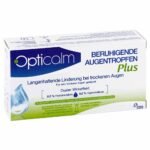 against dry, reddened and irritated eyes