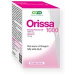 A rich source of omega-6 fatty acids and gamma-linolenic acid. It contains 1000 mg of evening primrose oil in one capsule. It supports the healthy appearance and elasticity of the skin, has a beneficial effect on menstrual problems and helps protect the heart and blood vessels.