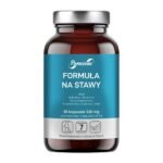 Formula for joints - a dietary supplement containing ingredients supporting joint mobility. Product intended for adults. MSM supports the nourishment of the joints and the proper synthesis of collagen in the articular cartilage.