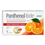 Panthenol forte tablets are a dietary supplement that relieves inflammation of the upper respiratory tract and helps to regenerate and restore mucosal function. In the period of influenza and colds, it contributes to reducing the risk of inflammation of the upper respiratory tract.