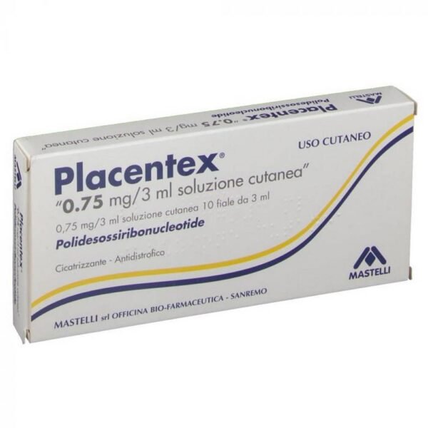 For outdoor use. PLACENTEX 10%: Connective diseases based on dystrophic or distroficoulcerativa: healing, antidistrofico.
