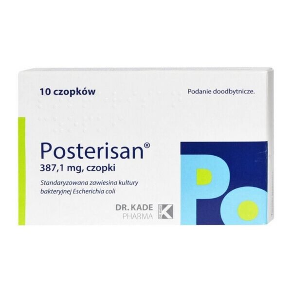 Posterisan rectal suppositories are a medicine that supports the natural defense response to infections. This action reduces itching and burning around the anus.