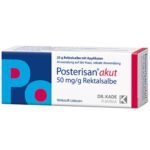 Posterisan acute with the active ingredient lidocaine helps quickly with severe itching in the anus area such as enlarged hemorrhoids can cause.
