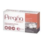 Food supplement containing vitamins and minerals for women during pregnancy and lactation.