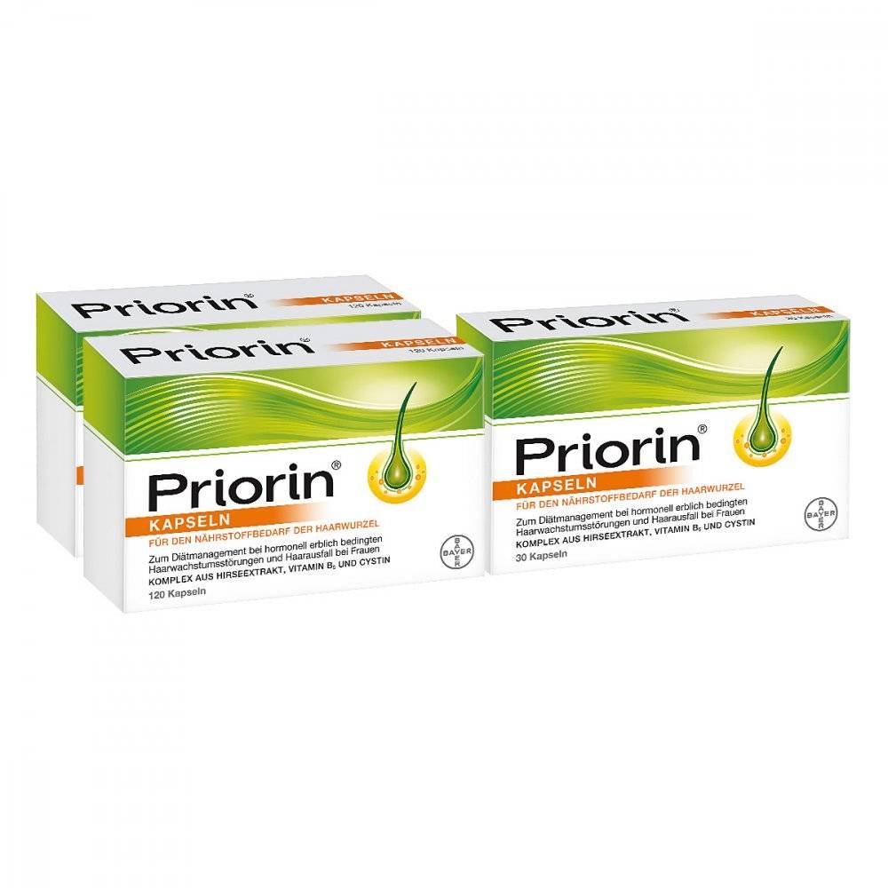 prioress 12 week cure 1 For diet management in the case of hereditary hair growth disorders and hair loss in women